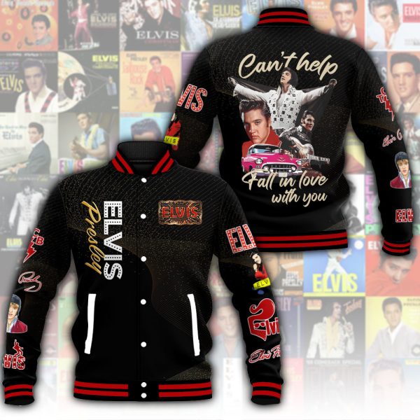 Elvis Presley Varsity Jacket - HUANNM 5535.1