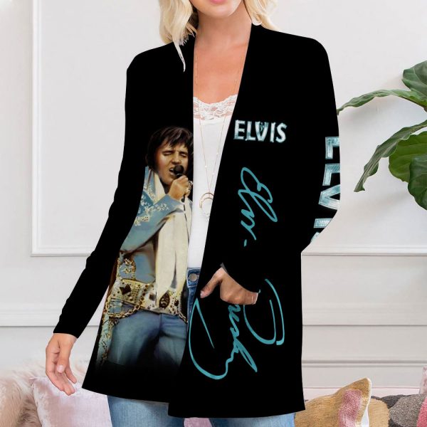 Elvis Presley Women's Patch Pocket Cardigan - MAITM 7515