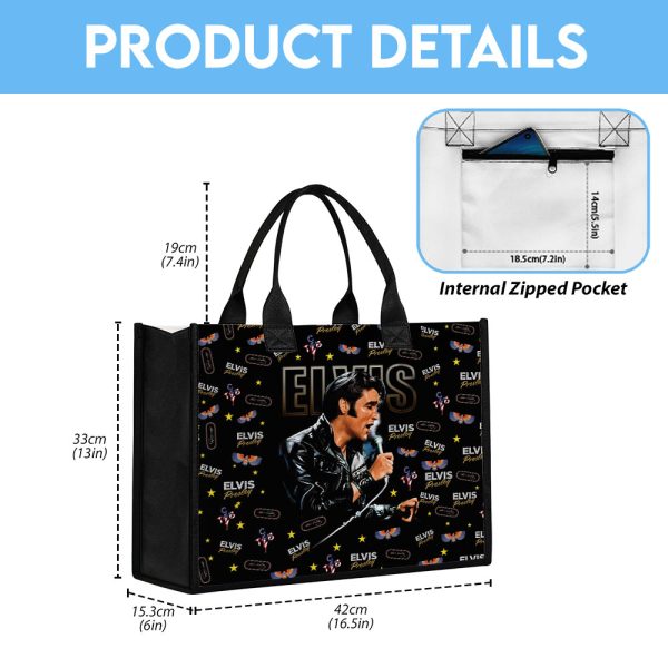 Elvis Presley Canvas Tote Bag - VANDH 3201