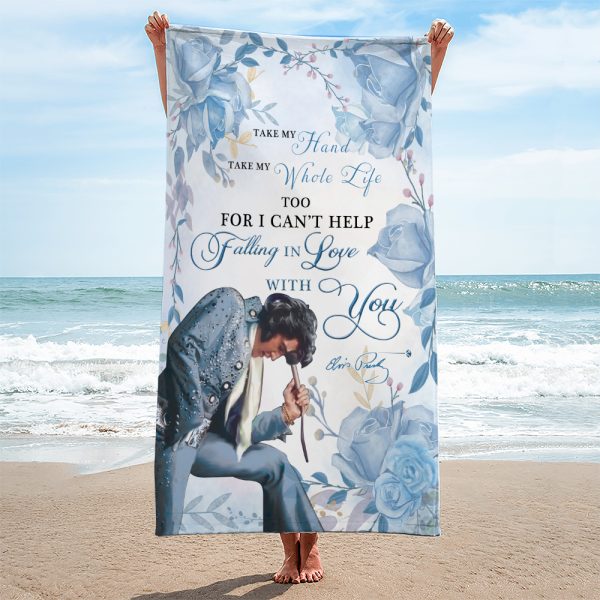 Elvis Presley Rectangle Beach Towel - MAITM 7442