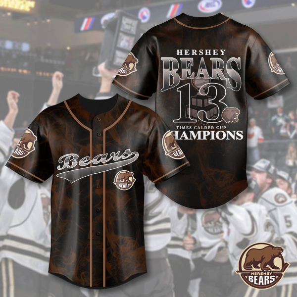 Hershey Bears Baseball Jersey - HOATT 5512