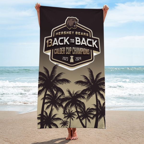 Hershey Bears Rectangle Beach Towel - MAITM 7295