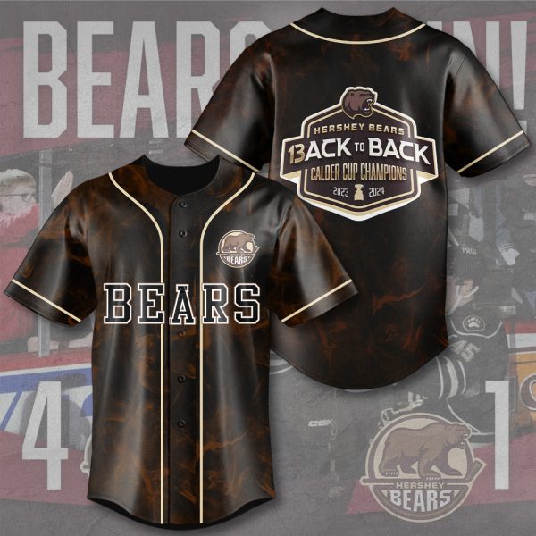 Hershey Bears Baseball Jersey - HOATT 5513