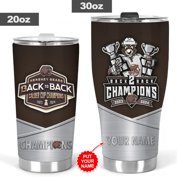 Personalized Hershey Bears Tumbler Cup - HOATT 5401