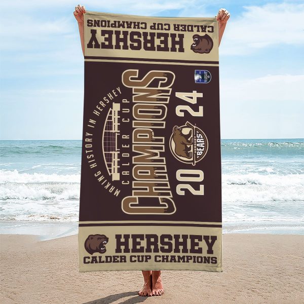 Hershey Bears Rectangle Beach Towel - MAITM 7265