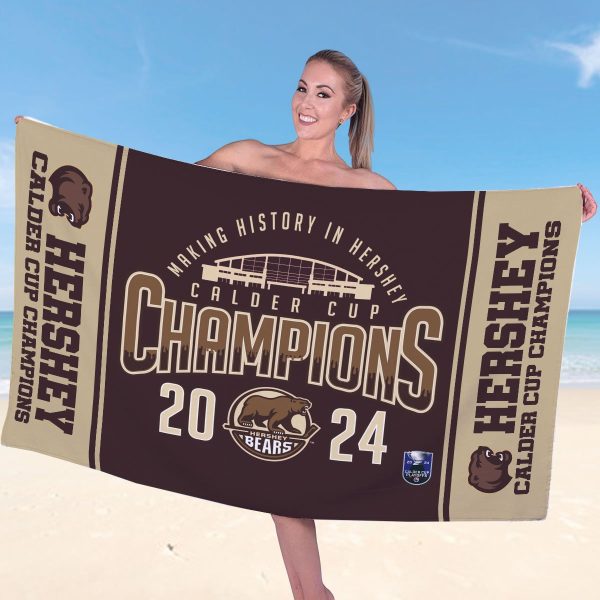 Hershey Bears Rectangle Beach Towel - MAITM 7265