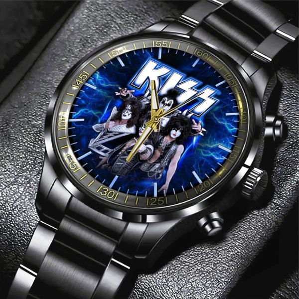 Kiss Band Black Stainless Steel Watch - GNE 658