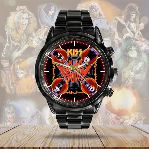 Kiss Band Black Stainless Steel Watch - GNE 688