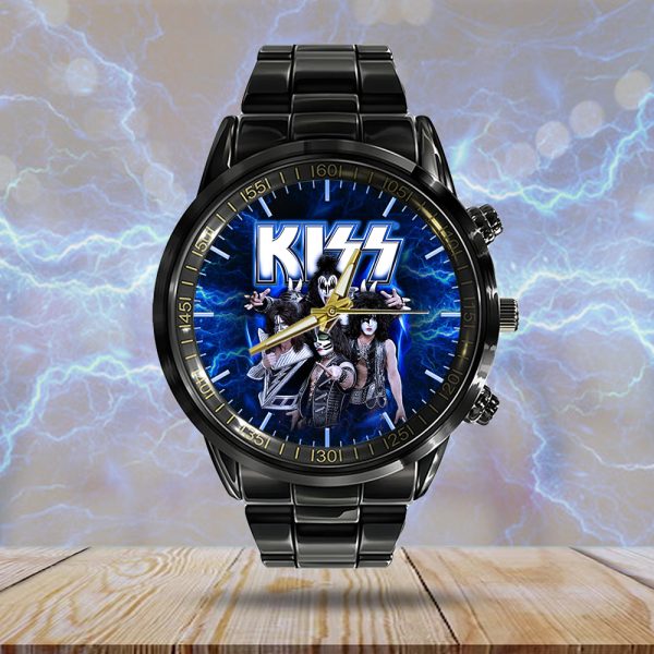 Kiss Band Black Stainless Steel Watch - GNE 658