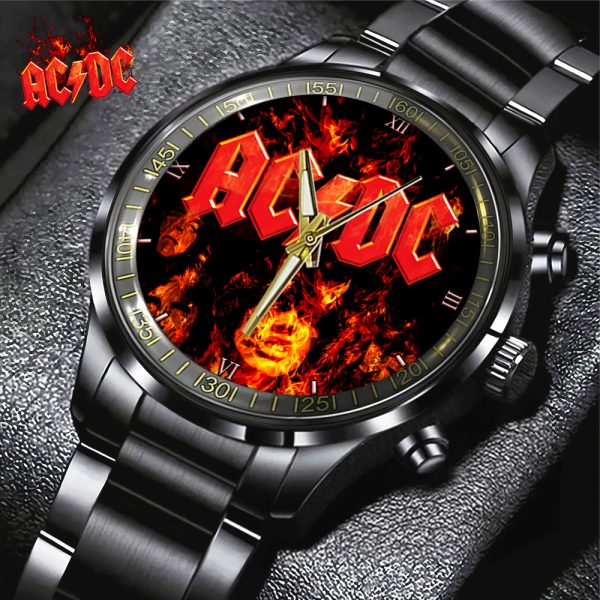 AC/DC Black Stainless Steel Watch - GNE 817