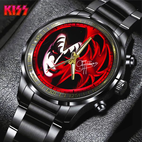 Kiss Band Black Stainless Steel Watch - GNE 623