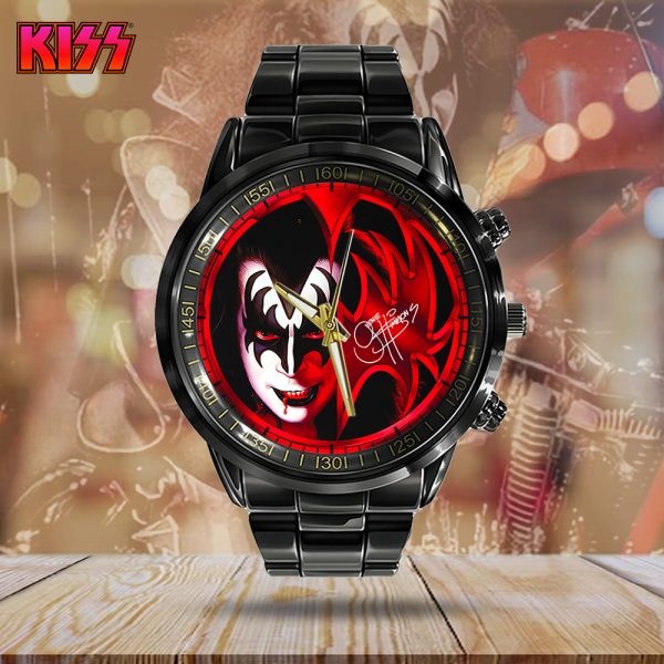 Kiss Band Black Stainless Steel Watch - GNE 623