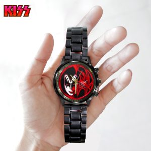 Kiss Band Black Stainless Steel Watch - GNE 623