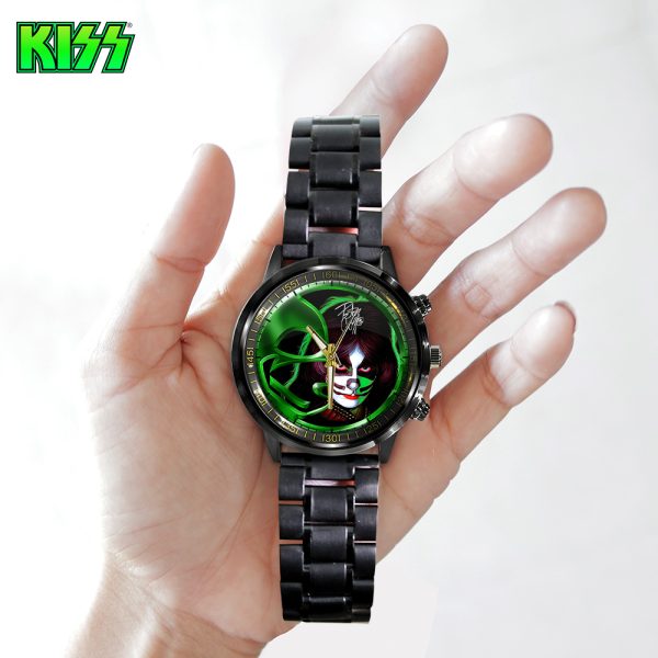 Kiss Band Black Stainless Steel Watch - GNE 624