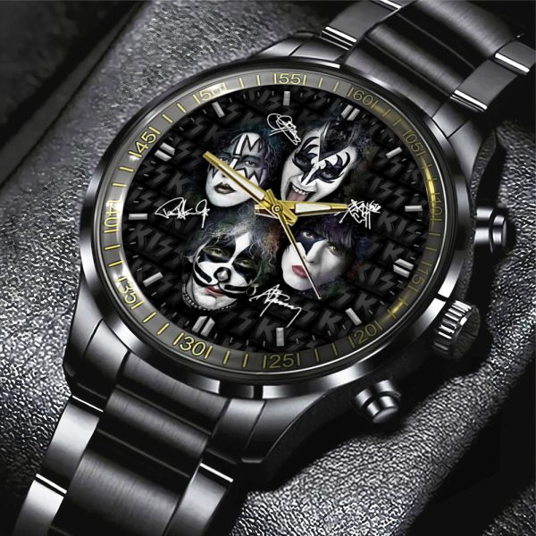 Kiss Band Black Stainless Steel Watch - GNE 672