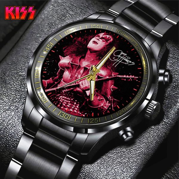 Kiss Band Black Stainless Steel Watch - GNE 683