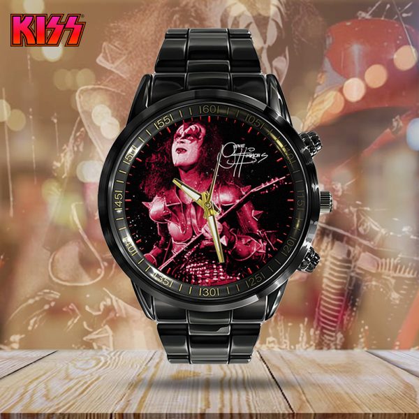 Kiss Band Black Stainless Steel Watch - GNE 683