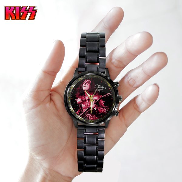 Kiss Band Black Stainless Steel Watch - GNE 683