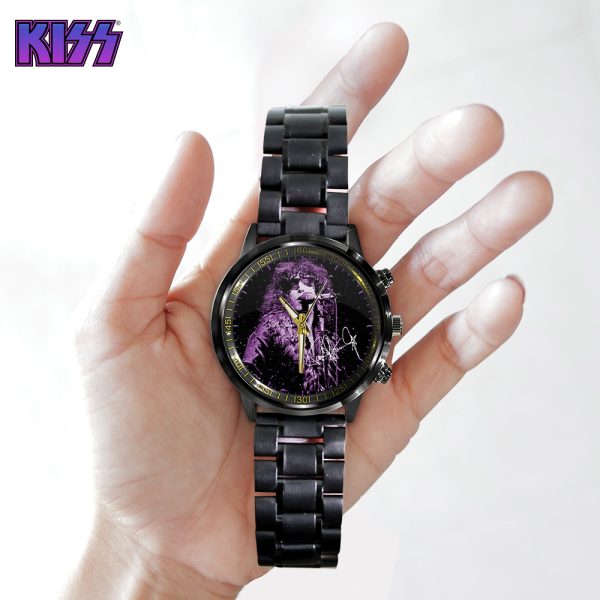 Kiss Band Black Stainless Steel Watch - GNE 685