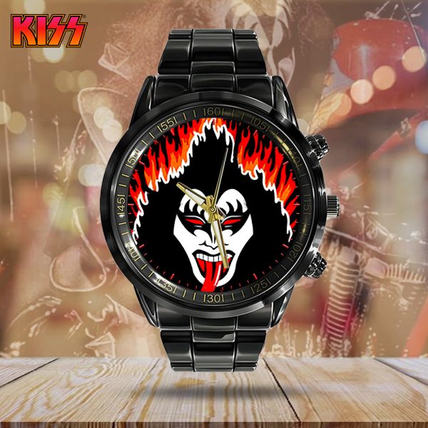 Kiss Band Black Stainless Steel Watch - GNE 714