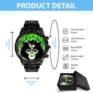 Kiss Band Black Stainless Steel Watch - GNE 715