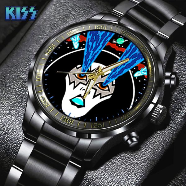 Kiss Band Black Stainless Steel Watch - GNE 716