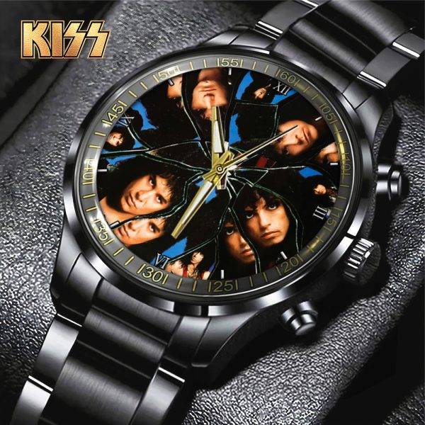 Kiss Band Black Stainless Steel Watch - GNE 804