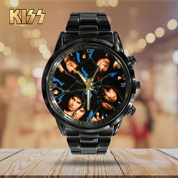 Kiss Band Black Stainless Steel Watch - GNE 804