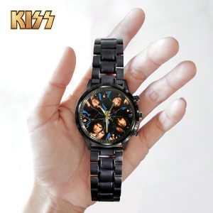 Kiss Band Black Stainless Steel Watch - GNE 804