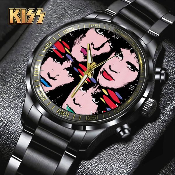 Kiss Band Black Stainless Steel Watch - GNE 805