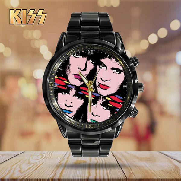 Kiss Band Black Stainless Steel Watch - GNE 805