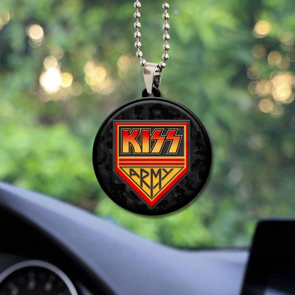 Kiss Band Custom Shape 2-sided Acrylic Car Ornament - GNE 654