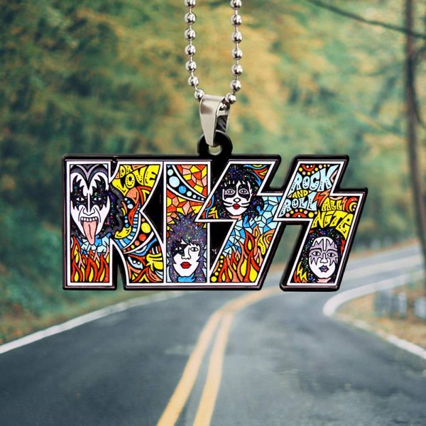 Kiss Band Custom Shape 2-sided Acrylic Car Ornament - GNE 655