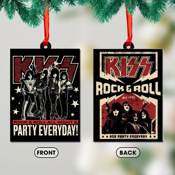 Kiss Band Custom Shape 2-sided Acrylic Car Ornament - GNE 653