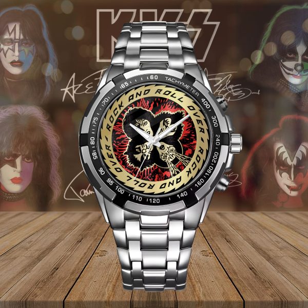 Kiss Band Alloy Quartz Watch - MAITM 7458