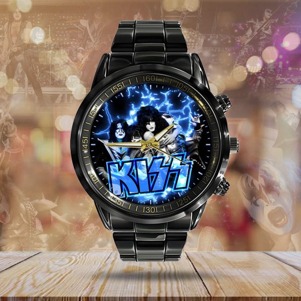 Kiss Band Black Stainless Steel Watch - MAITM 7460