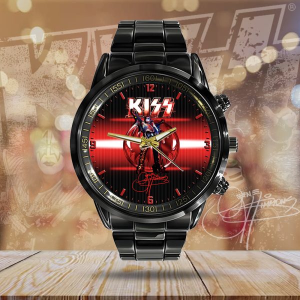 Kiss Band Black Stainless Steel Watch - MAITM 7547