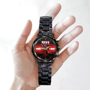 Kiss Band Black Stainless Steel Watch - MAITM 7547