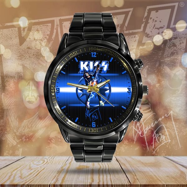 Kiss Band Black Stainless Steel Watch - MAITM 7548