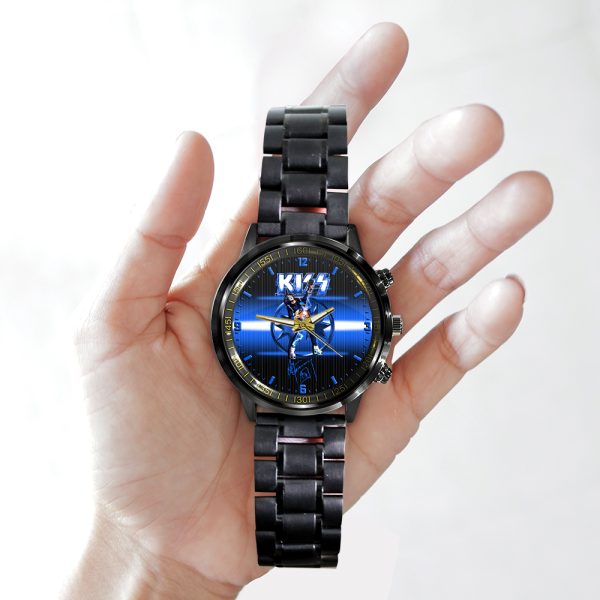 Kiss Band Black Stainless Steel Watch - MAITM 7548