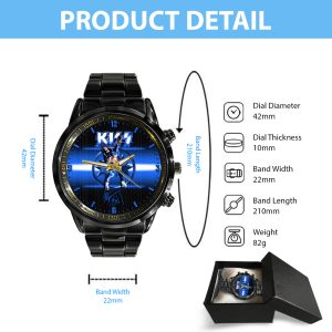 Kiss Band Black Stainless Steel Watch - MAITM 7548