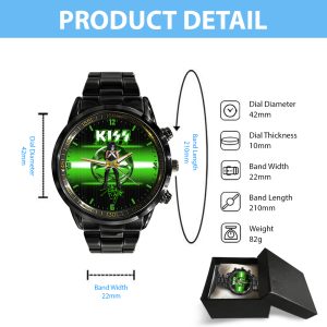 Kiss Band Black Stainless Steel Watch - MAITM 7549