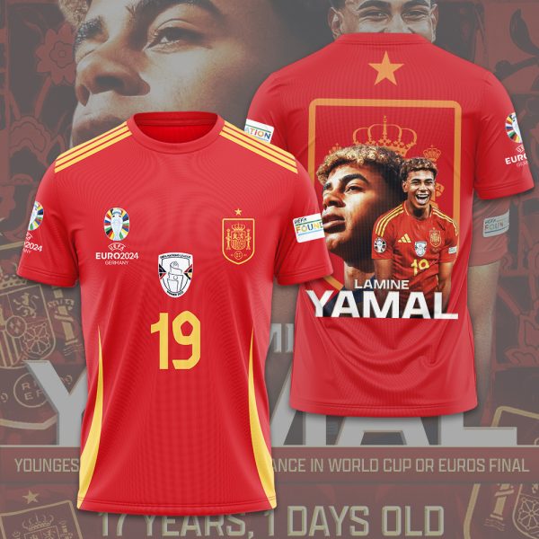 Lamine Yamal x Spain National Football Team 3D Apparel - HOATT 5690