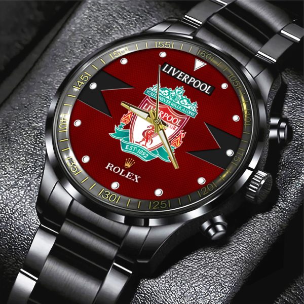 Liverpool x Rolex Black Stainless Steel Watch - MAITM 7540