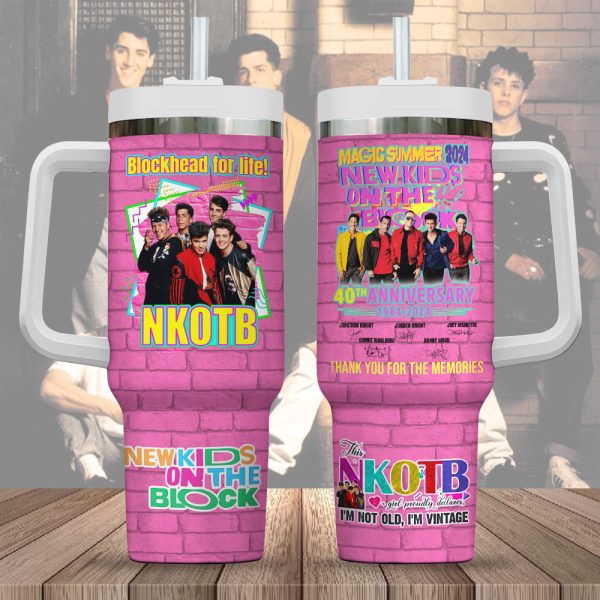 NKOTB 40oz Stanley Tumbler - ANHNV 4882