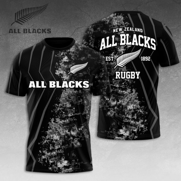 New Zealand National Rugby Union Team All Blacks 3D Apparel - VANDH 3208