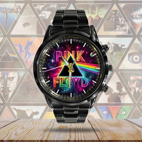 Pink Floyd Black Stainless Steel Watch - GNE 650