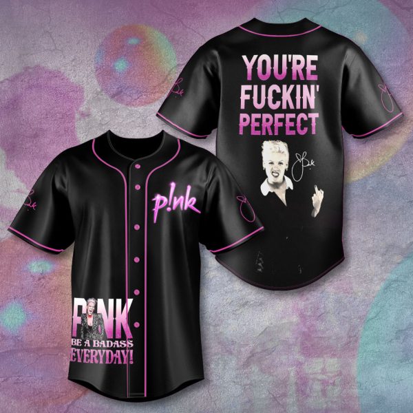 P!nk Baseball Jersey - VANDH 3173