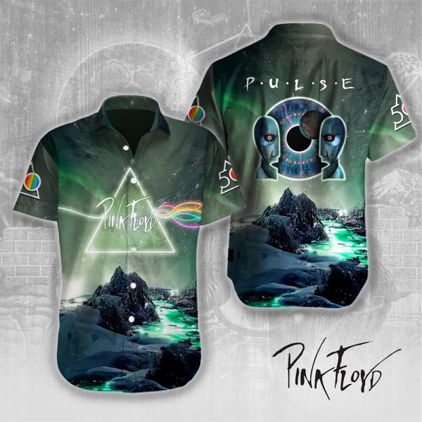 Pink Floyd Short Sleeve Dress Shirt - HUANNM 5536.1