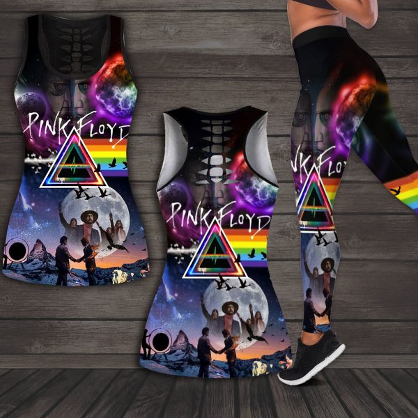 Pink Floyd Hollow Tank Top Leggings - HUANNM 5488